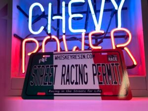 STREET RACING PERMIT LICENSE PLATE