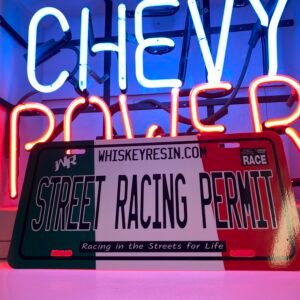 STREET RACING PERMIT LICENSE PLATE