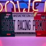 STREET RACING PERMIT LICENSE PLATE